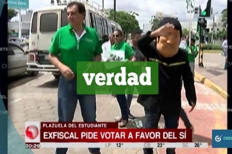 Captura del video en el que Soliz aparece haciendo campaña a favor del MAS.