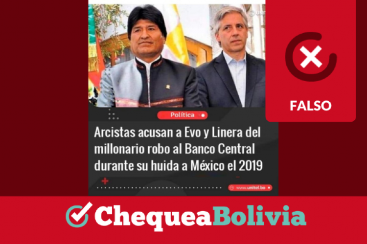 Imagen falsa atribuida a Unitel que circula en redes sociales. 