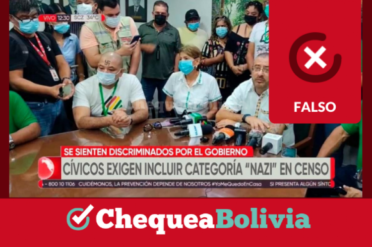 Captura de la imagen con información falsa que circula en Facebook y Twitter. 