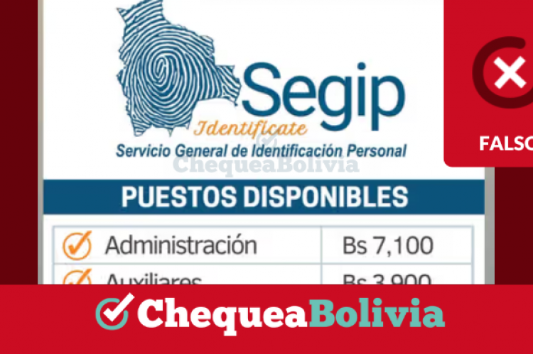 Oferta laboral del Segip