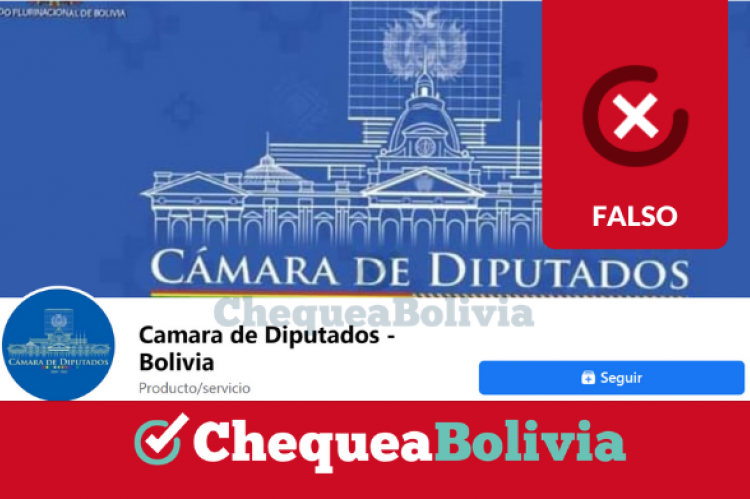 Una captura de la página no oficial de Facebook de la Cámara de Diputados. 