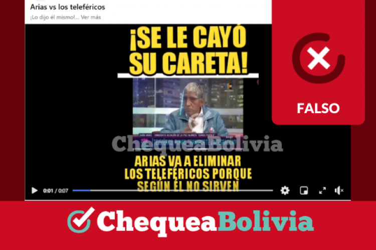 Una captura de la información falsa que circula en redes sociales. 