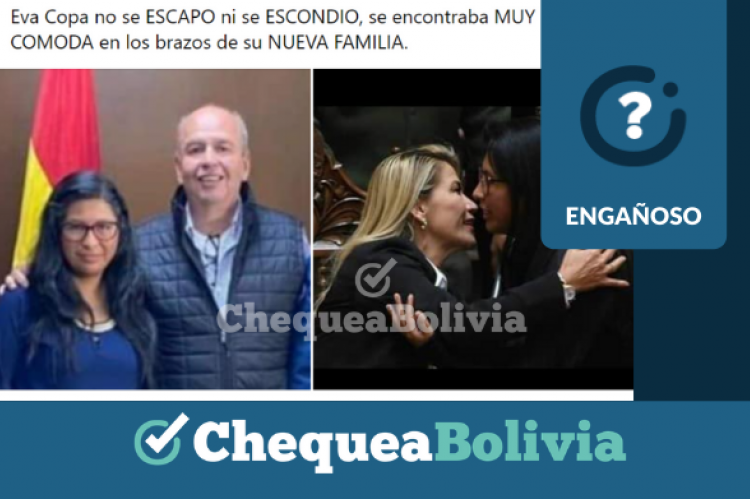 Una captura de la información engañosa que circula en redes sociales. 