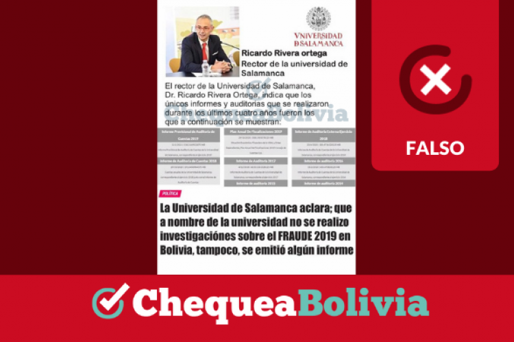 Una captura de la información falsa que circula en redes sociales.