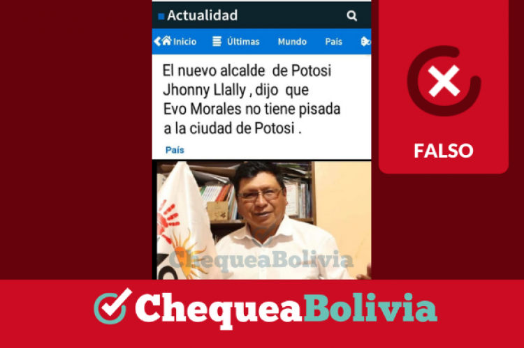 Una captura de la información falsa que circula en redes sociales. 