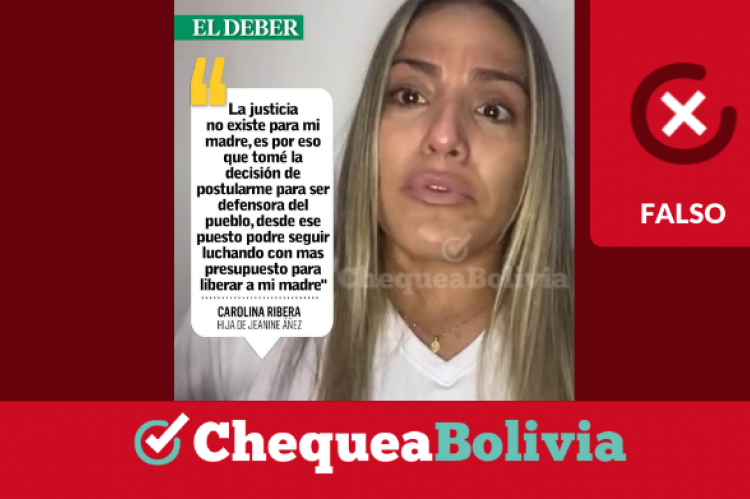 Una captura de la información falsa que circula en redes sociales. 