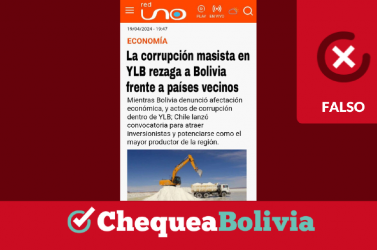 Una captura de la información falsa que circula en redes sociales.