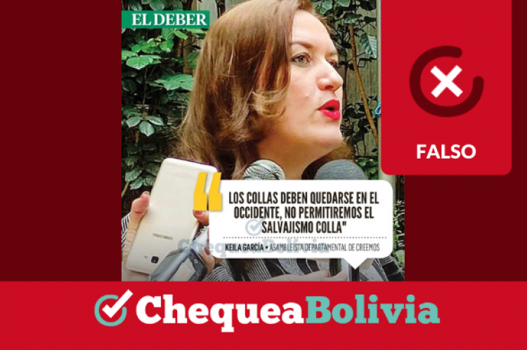 Una captura de la información falsa que circula en redes sociales.