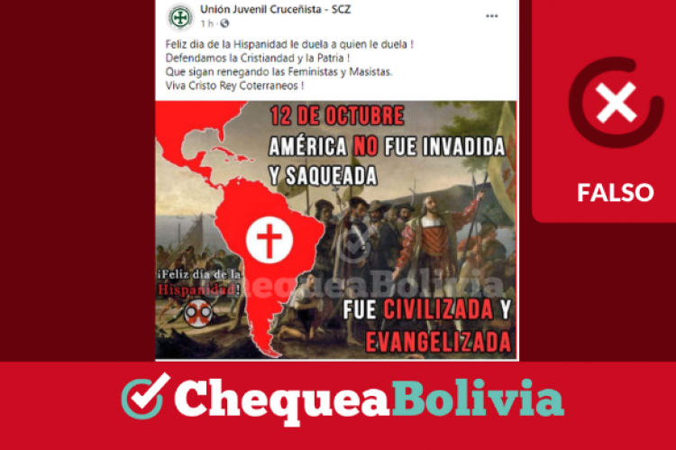 Una captura de la información falsa que circula en redes sociales.