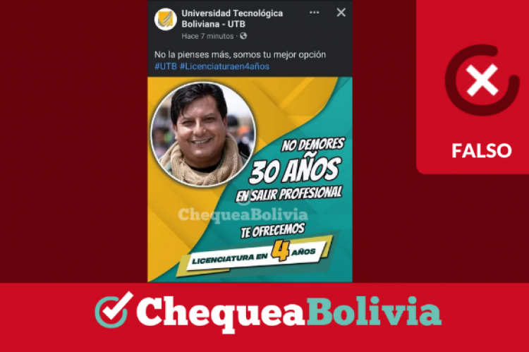 Una captura del contenido que circula en las redes sociales. 