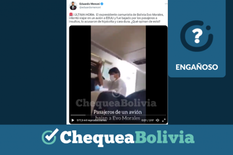 Una captura de la información engañosa que circula en redes sociales. 