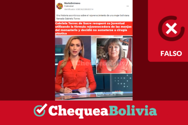 Una captura de la información falsa que circula en redes sociales. 