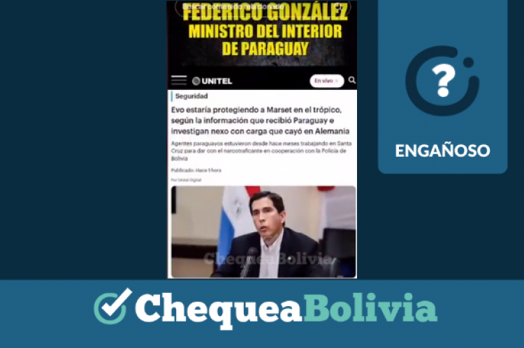 Una captura de la información engañosa que circula en redes sociales. 