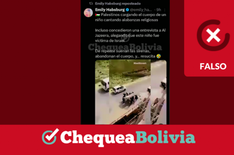 Una captura de la información falsa que circula en redes sociales. 