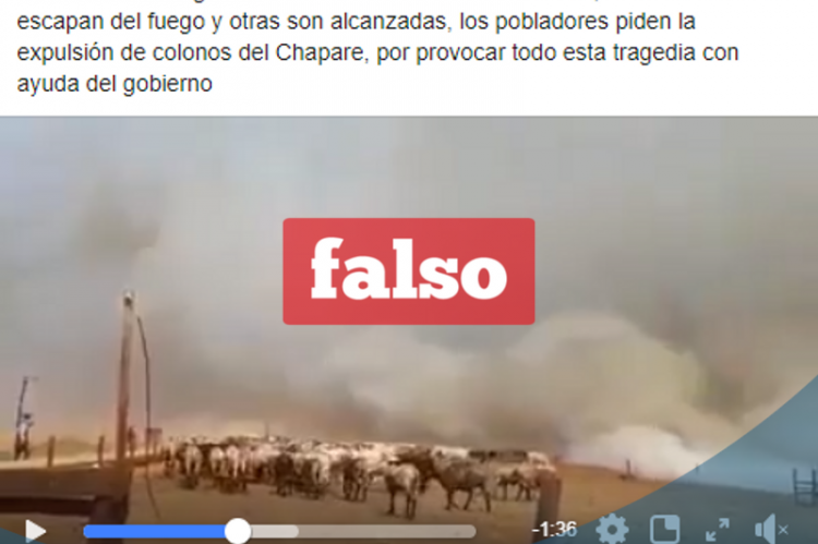 Video que circula en Facebook