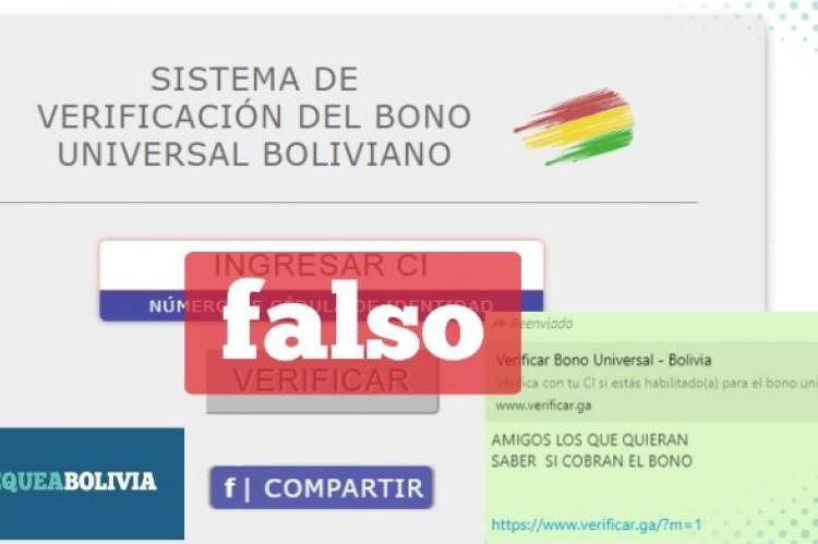 Una composición de la información falsa que circula en redes sociales. 