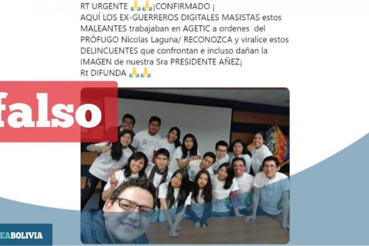 Publicación en Facebook