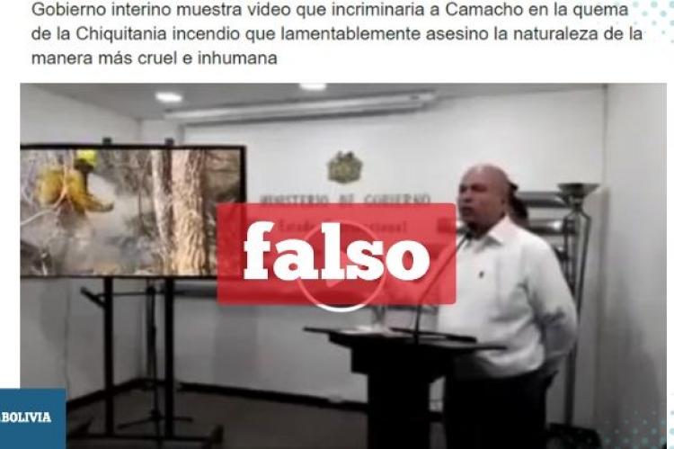 Una captura de la información falsa que circula en redes sociales. 