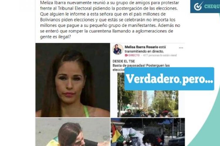 Publicación en Facebook