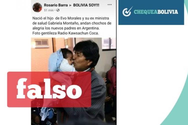 Una captura de la información que circula en las redes sociales. 