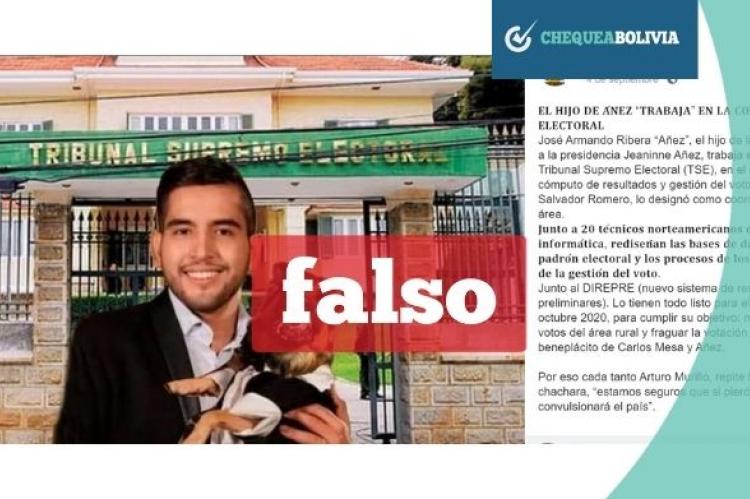 Una captura de la información falsa que circula en redes sociales. 