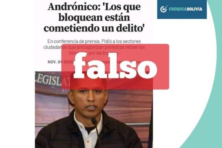 Una captura de la información que circula en las redes sociales. 