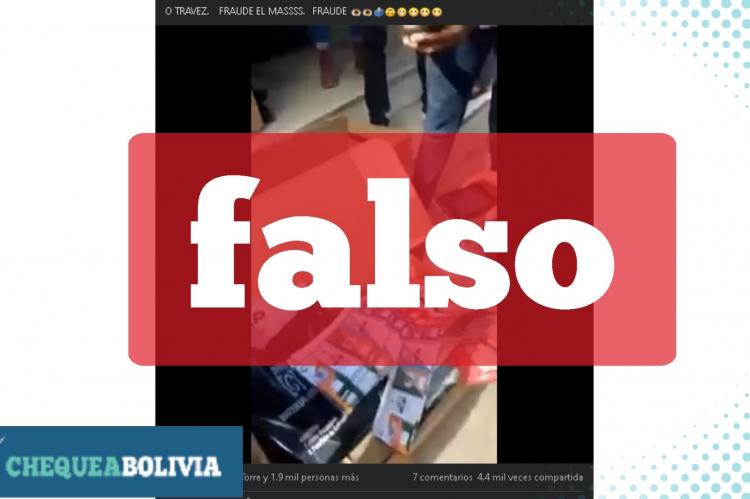 La captura de la publicación que circula en Facebook. 