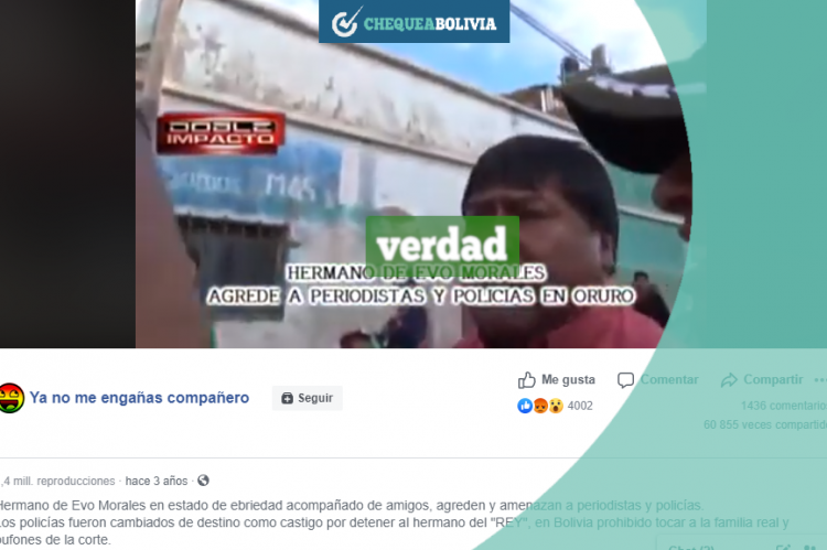 Video que circula en Facebook