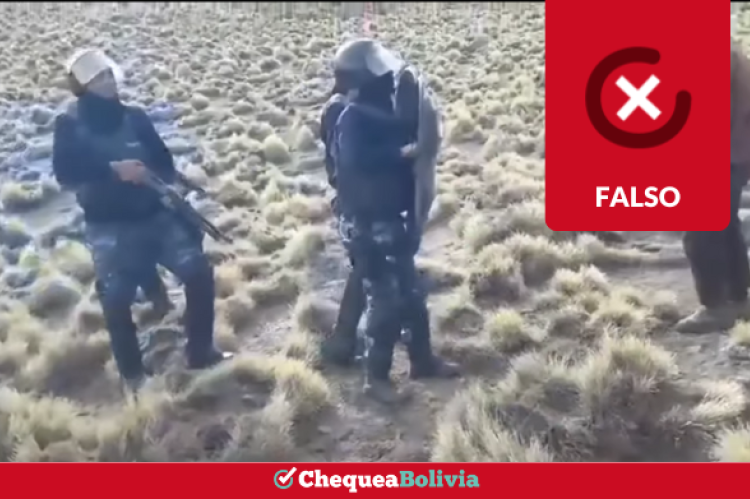 Una captura de la información falsa que circula en las redes sociales. 