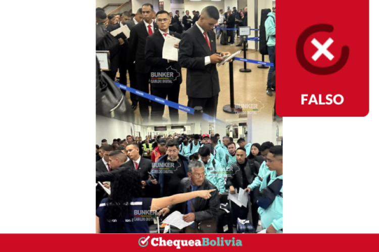 Una captura de la información falsa que circula en las redes sociales. 