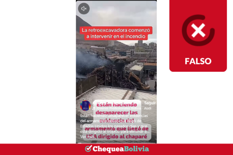 Una captura de la información falsa que circula en las redes sociales. 