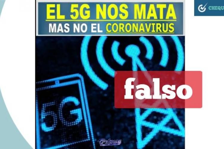 Video señalando que el 5G es perjudicial para la salud