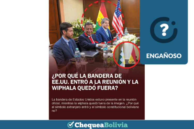 Una captura de la información engañosa que circula en las redes sociales. 