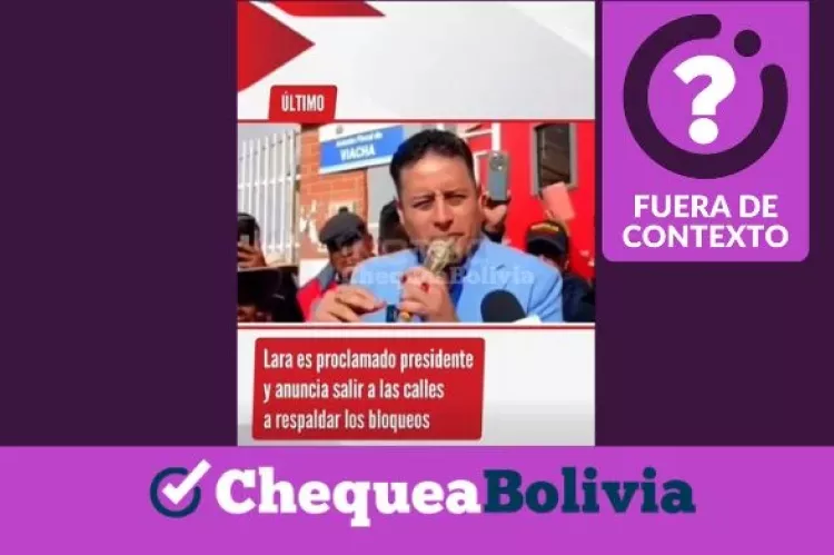 Una captura de la información que circula en las redes sociales. 