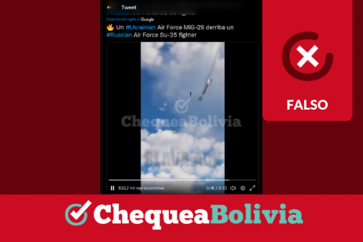 La captura de la publicación que circula en redes sociales. 