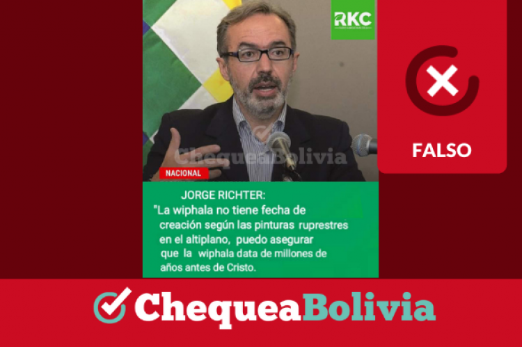 La captura de la publicación que circula en Facebook. 