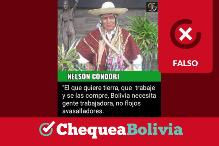 La captura de la publicación que circula en Facebook. 