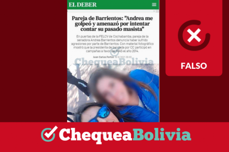La captura de la nota falsa que circula en WhatsApp.