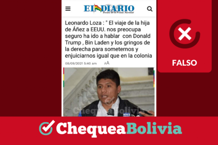 La captura de la publicación que circula en Facebook. 
