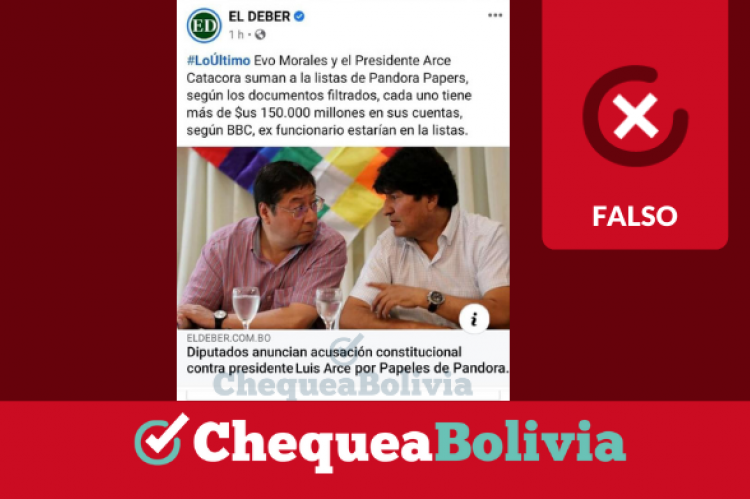La captura de la noticia que circula en WhatsApp.