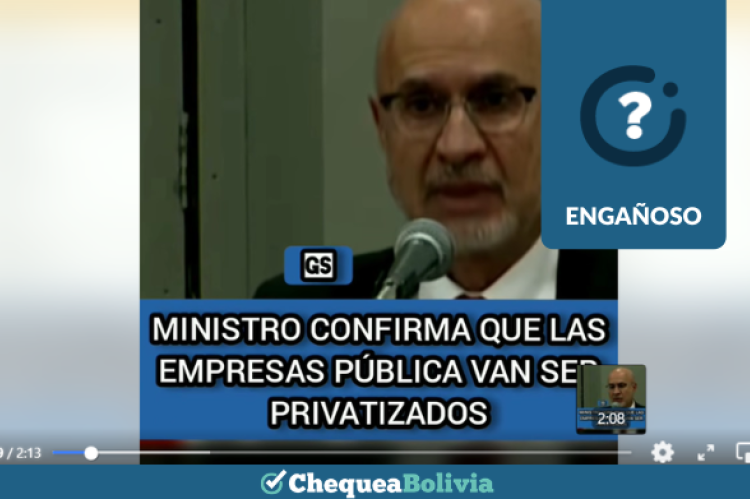 Una captura de la información engañosa que circula en las redes sociales. 