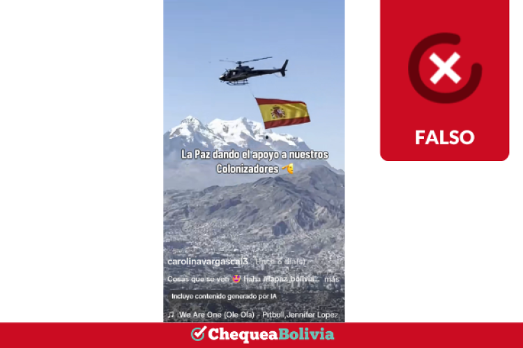 Una captura de la información falsa que circula en las redes sociales. 