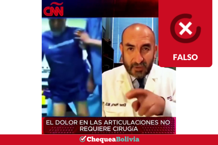 Portada del video falso sobre el Dr. Elmer Huerta.