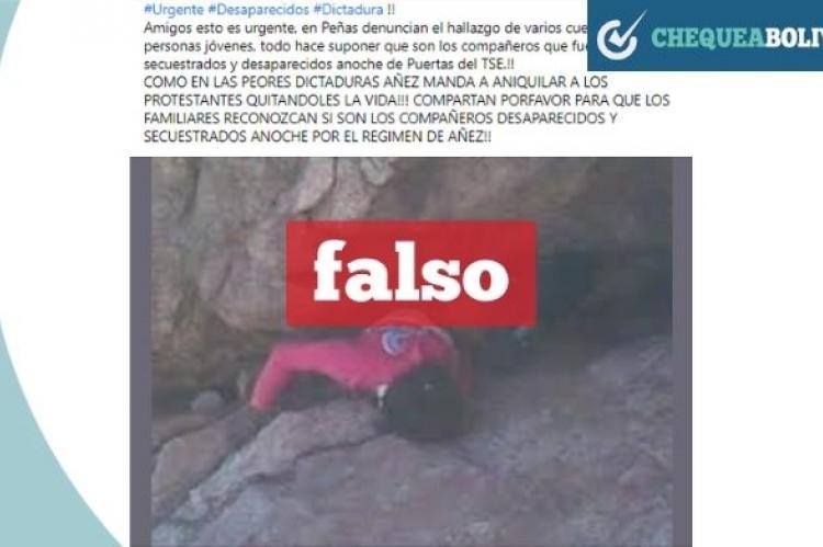 Una captura de pantalla de la publicación que se hizo viral.