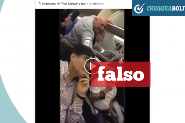 Una captura de pantalla del vídeo que se hizo viral.