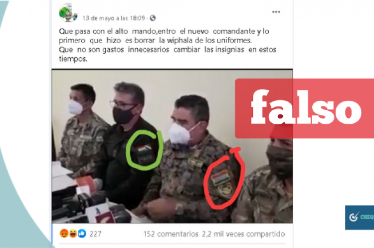 Captura de la noticia que circula en Facebook