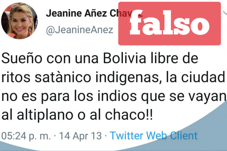 Publicación falsa