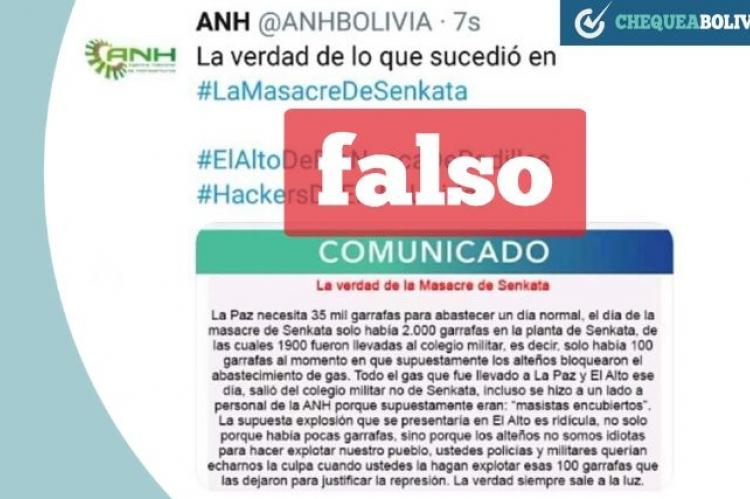 Publicación en Facebook