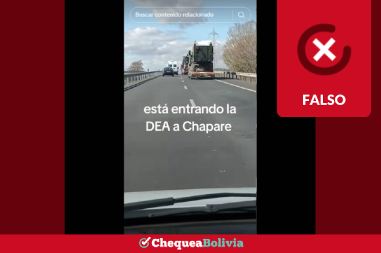 Es falso que la DEA esté ingresando al Chapare