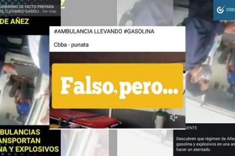 Captura de los diferentes videos y publicaciones que circulan en Facebook. 